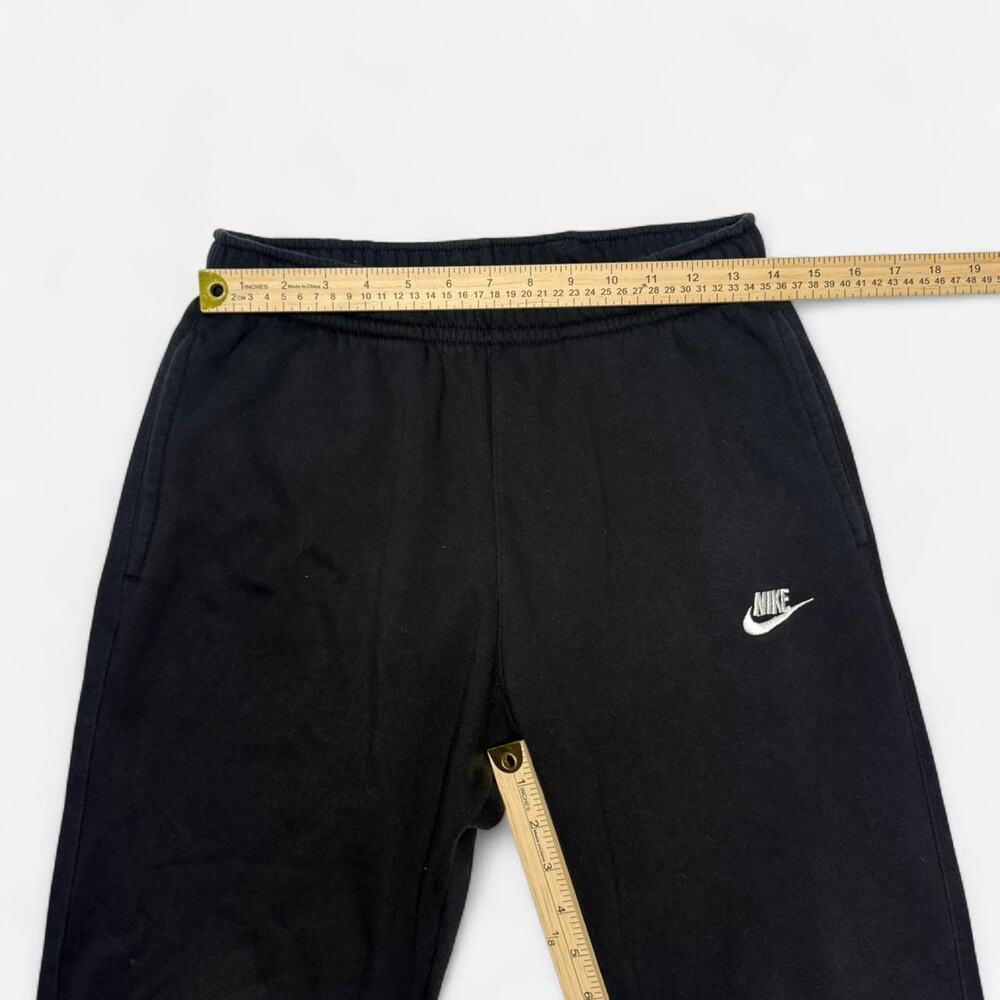 Nike Black Sweatpants Joggers Small Swoosh Logo Casual Athletic Pants - Picture 7 of 7